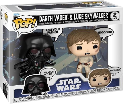 Funko Pop! Star Wars Sayings - Vader and Luke 2 Pack