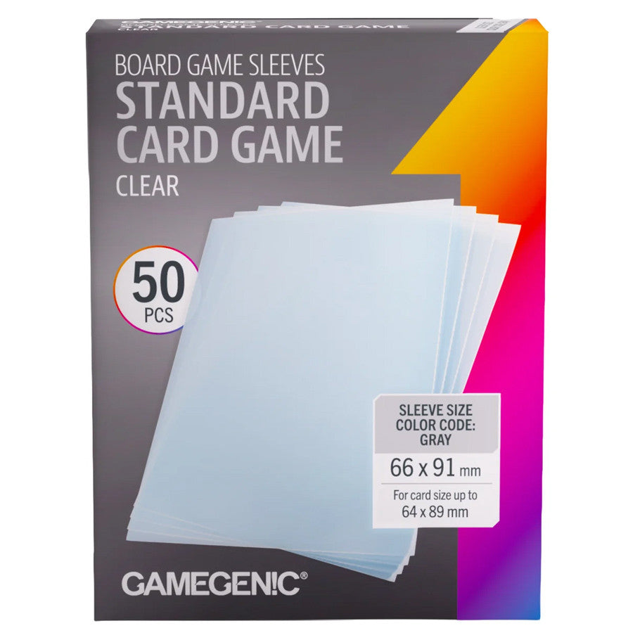 Deck Protector: Board Game Sleeve: Standard Card Game 66 x 91 mm (50)