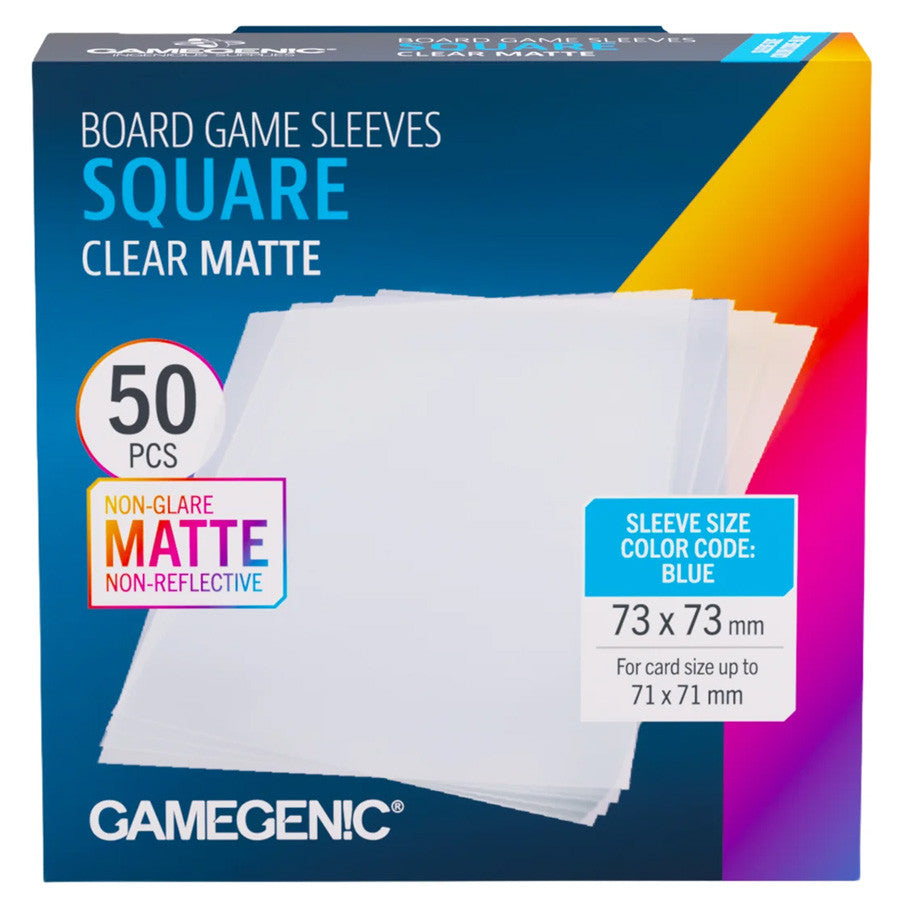 Deck Protector: Board Game Sleeve: Matte: Square 73 x 73 mm (50)