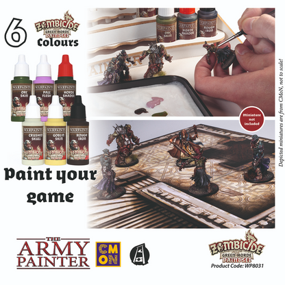 Warpaints: Zombicide Green Horde Paint Set - Cats In Hat Inc.