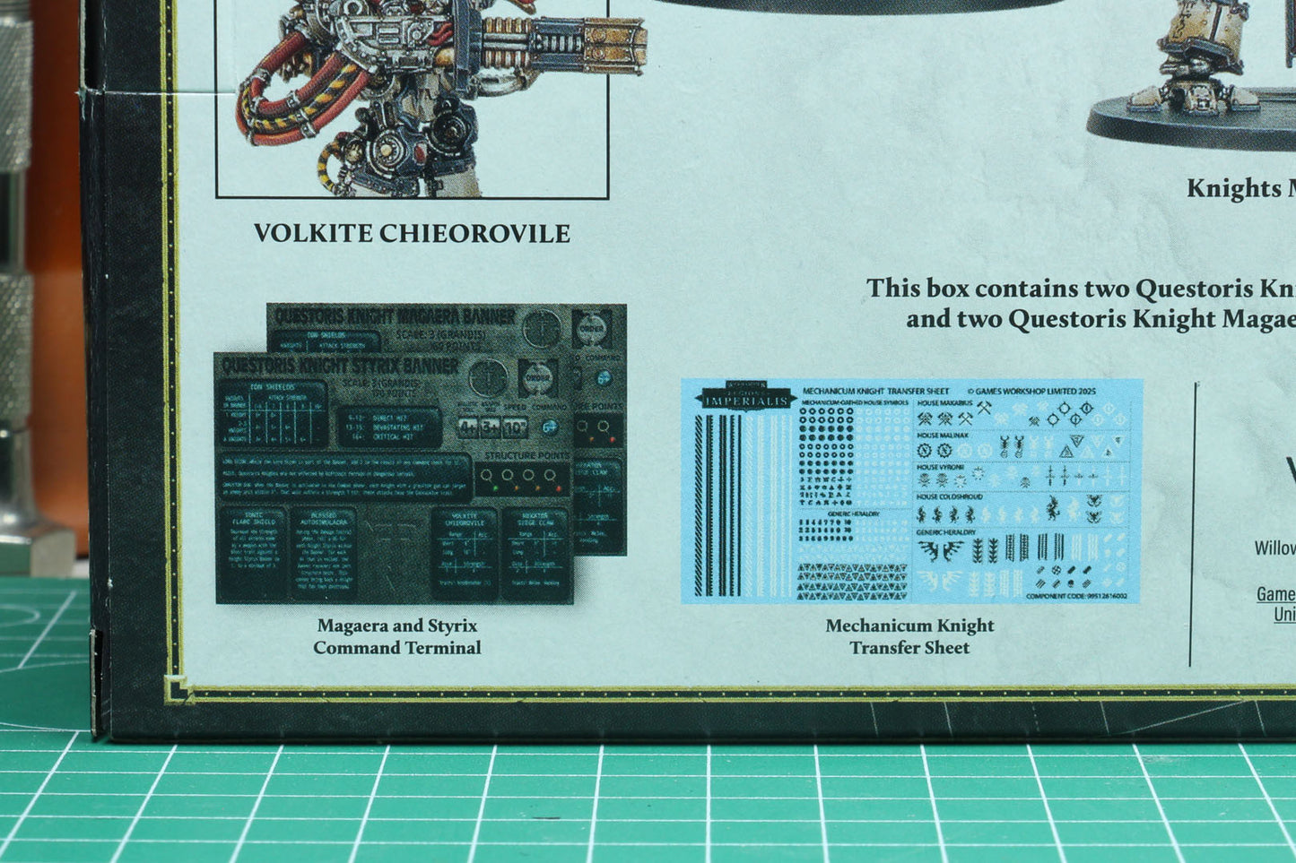 03-88 Horus Heresy: Legions Imperialis: Questoris Knights Magaera and Styrix