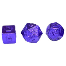 7-Set 10mm Mini Solid Metal: Purple
