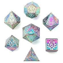 7-Set Druid Solid Metal: Rainbow with White
