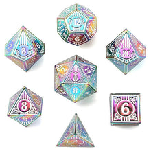 7-Set Bard Solid Metal: Rainbow with White