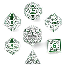 7-Set Bard Solid Metal: White with Green