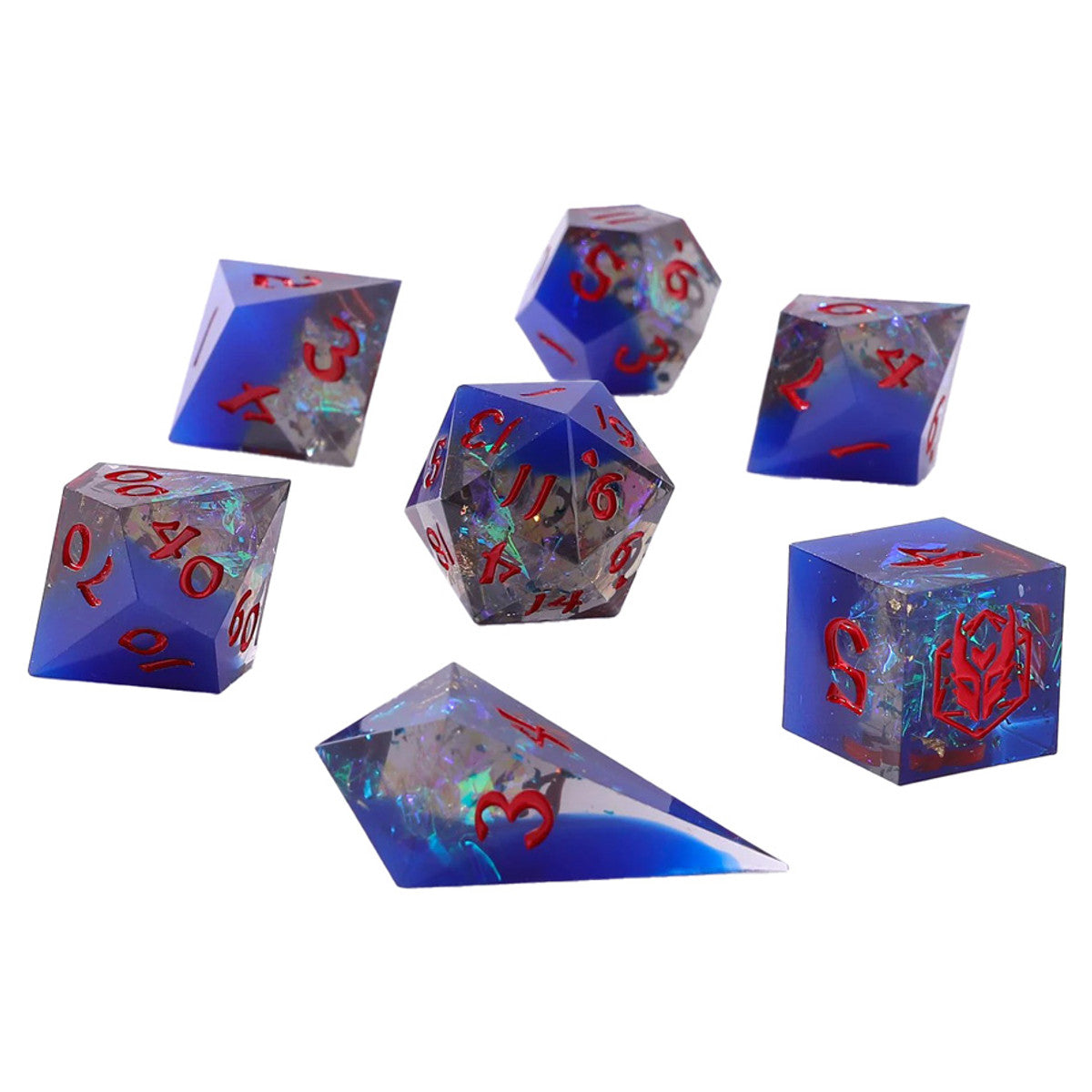 7-Set Captured Magic Sharp Edge Resin: Sapphire Inferno