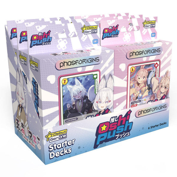 Oshi Push TCG: Starter Deck Display