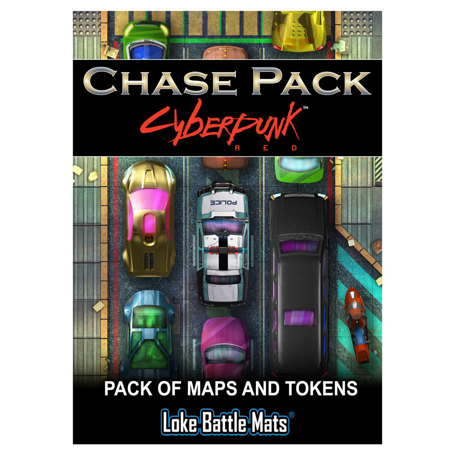 Cyberpunk: Chase Pack Maps & Tokens for Cyberpunk RED