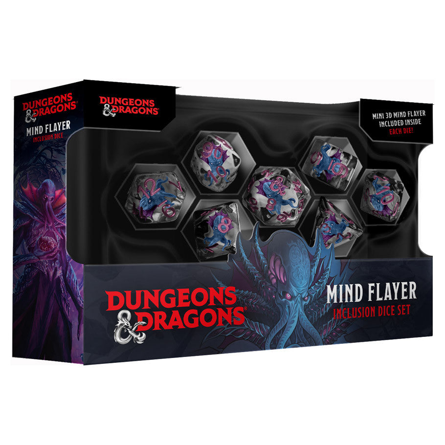 7-Set: D&D: Resin: Monsters: Mind Flayer Inclusion