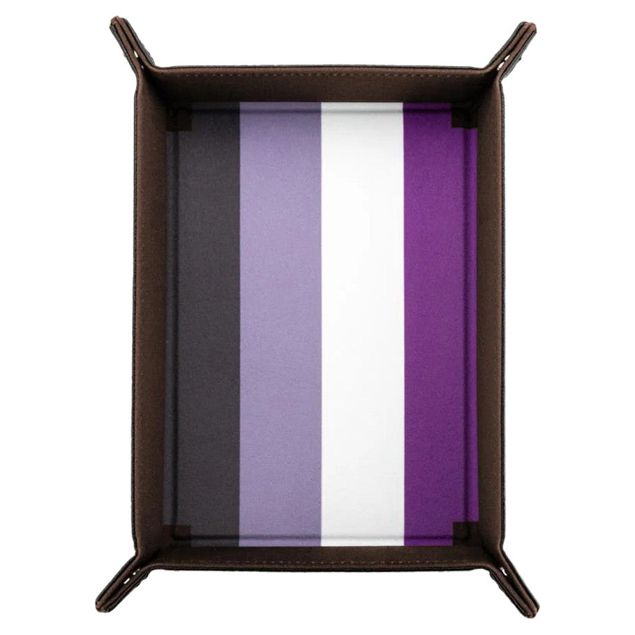Folding Dice Tray: Pride: Asexual