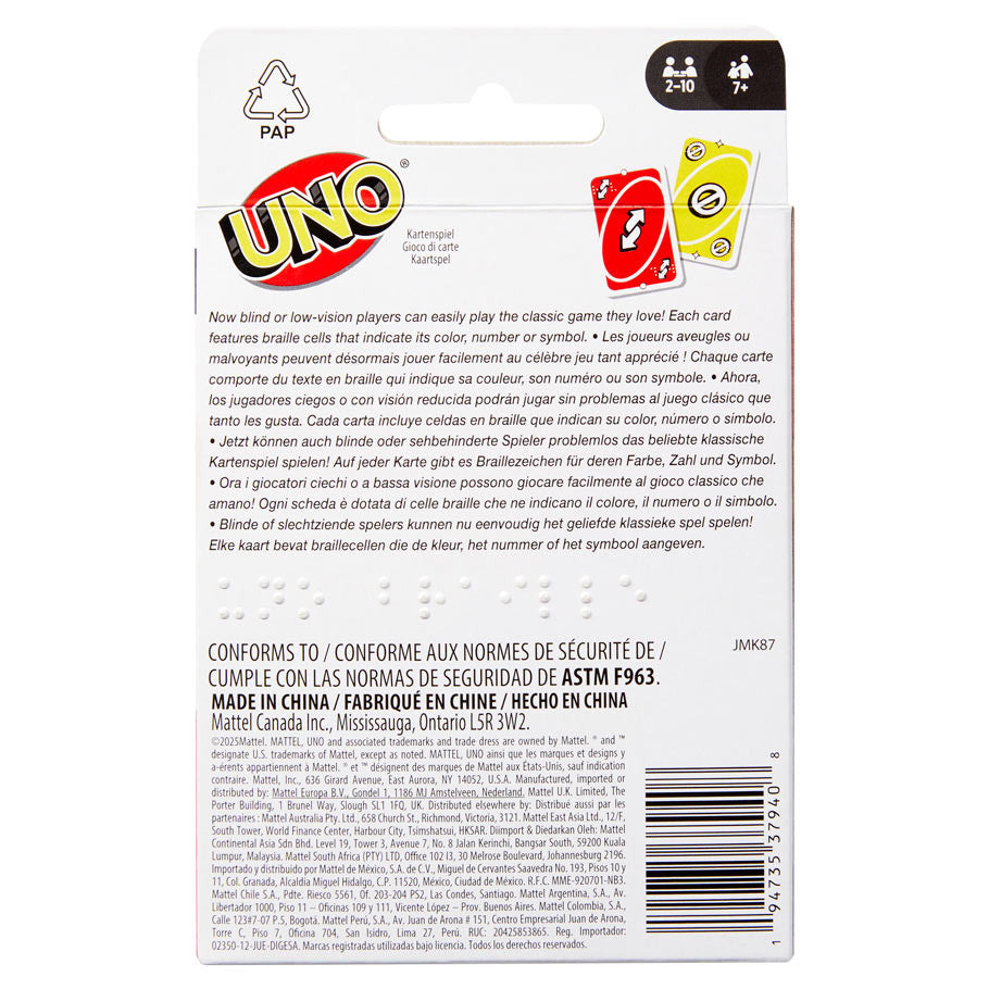 Uno: Braille