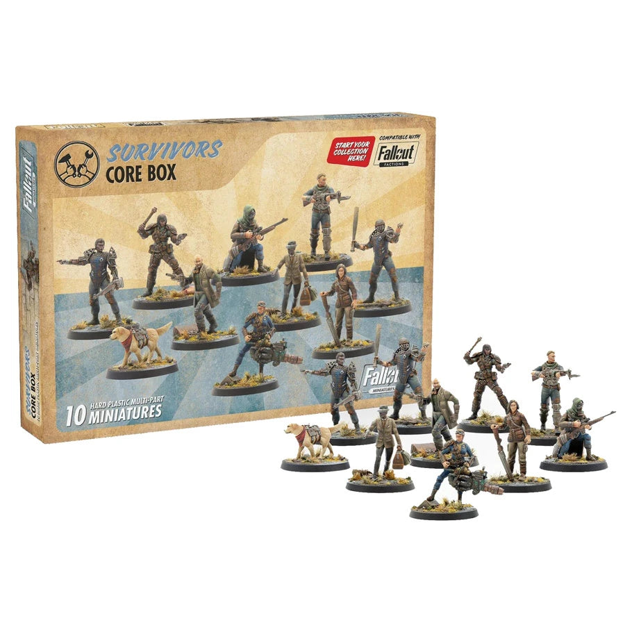 Fallout: Miniatures: Wasteland Survivors Core Set (Plastic)