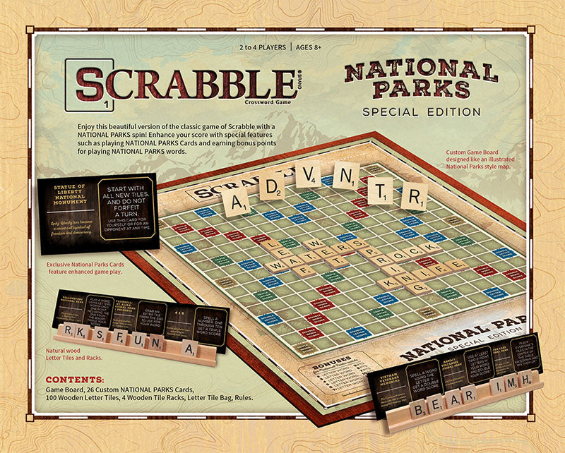 National Parks Scrabble