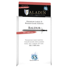Deck Protector: Paladin: Baldur: Transparent (61mmX111mm) (55)