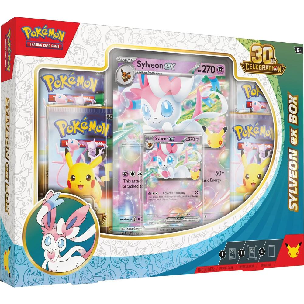 Pokemon TCG: 30th Celebration - Sylveon ex Box