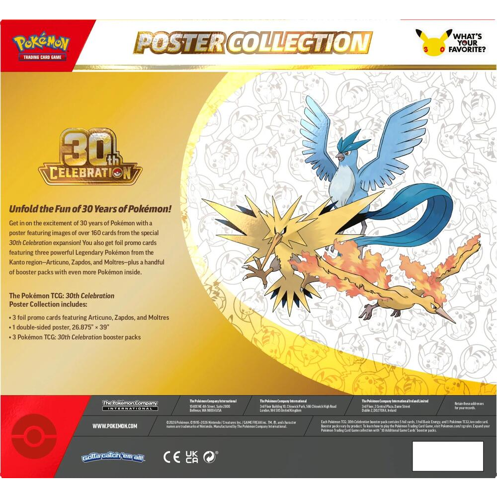 Pokemon TCG: 30th Celebration - Poster Collection