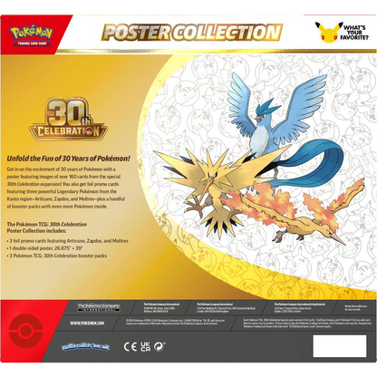 Pokemon TCG: 30th Celebration - Poster Collection