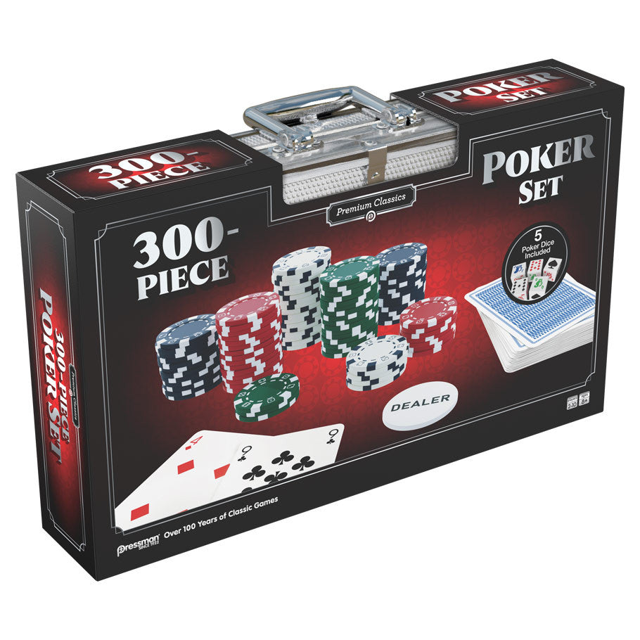 Pressman Premium Classics: 300-Piece Poker Set