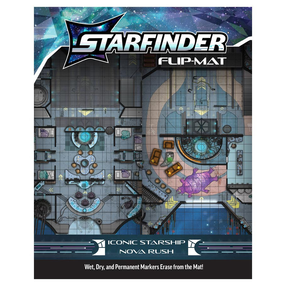 Starfinder 2E: Flip-Mat: Iconic Starship Nova Rush