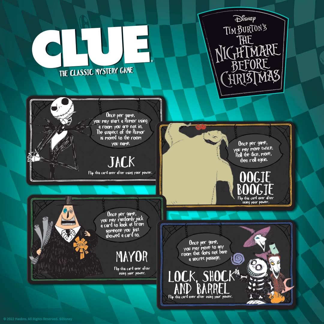 Clue: Tim Burton's: The Nightmare Before Christmas