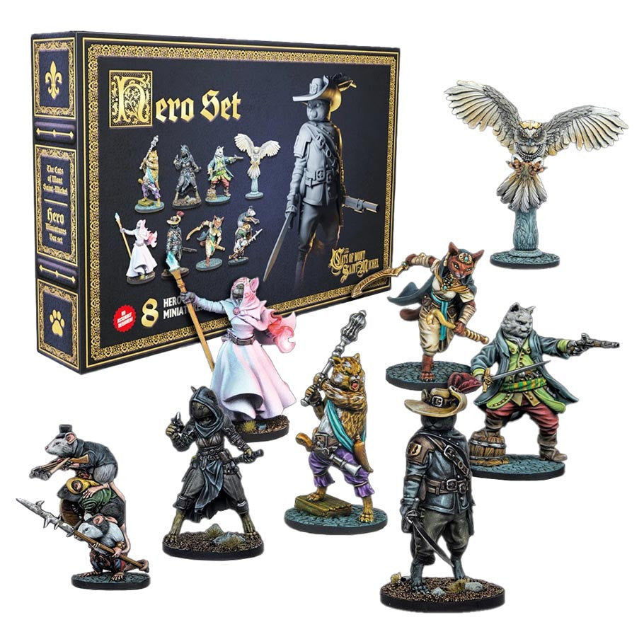 The Cats of Mont Saint Michel: Miniatures: Hero Set