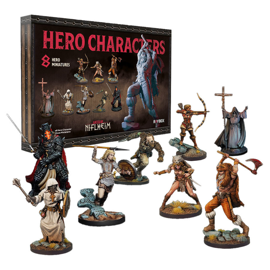 Gates of Niflheim: Miniatures: Hero Characters Set