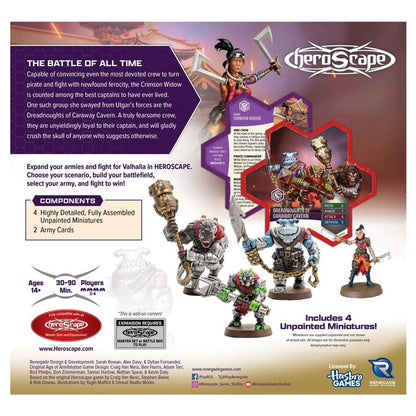 Heroscape: Crimson Widow and Dreadnoughts of Caraway Cavern Army Expansion