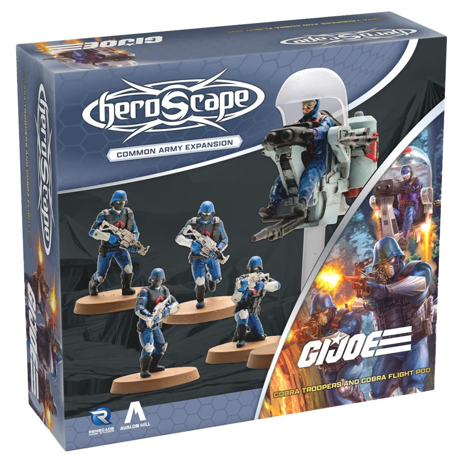 G.I. JOE Heroscape: COBRA Troopers and COBRA Flight Pod Army Expansion