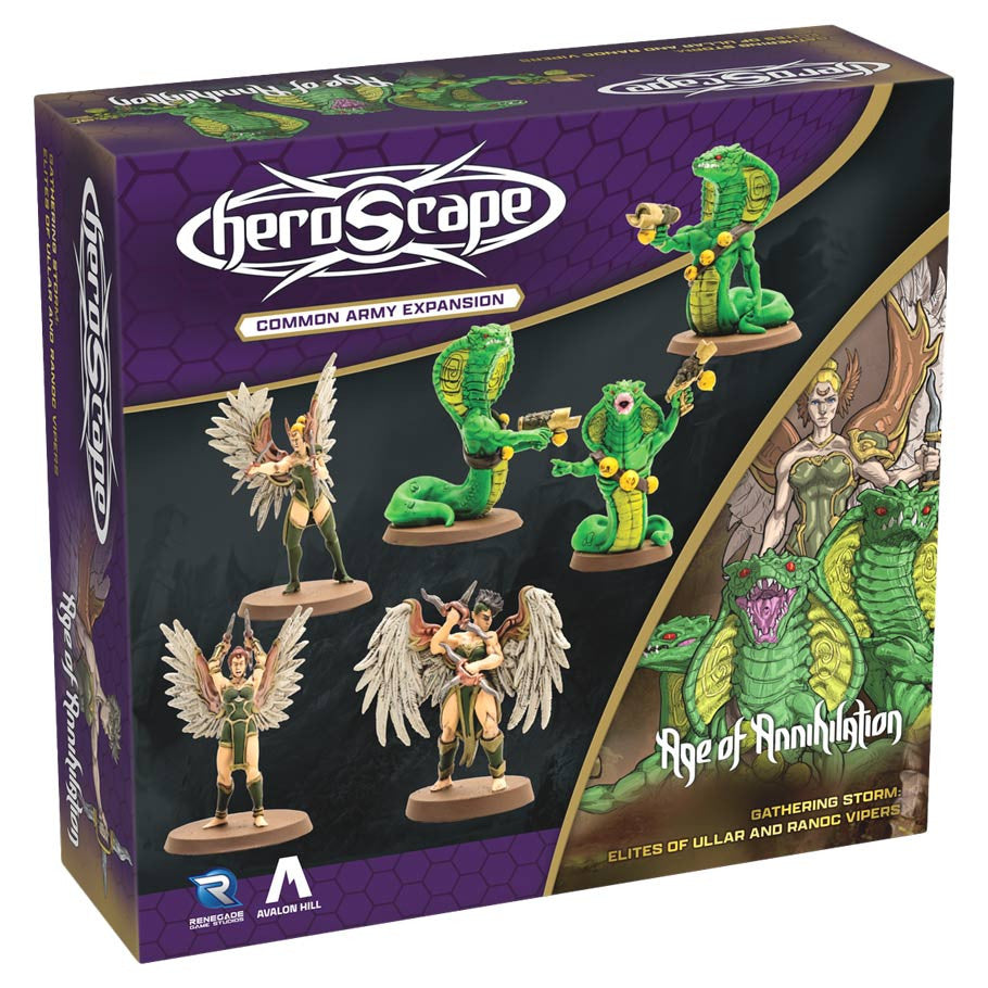Heroscape: Elites of Ullar and Ranoc Vipers Army Expansion