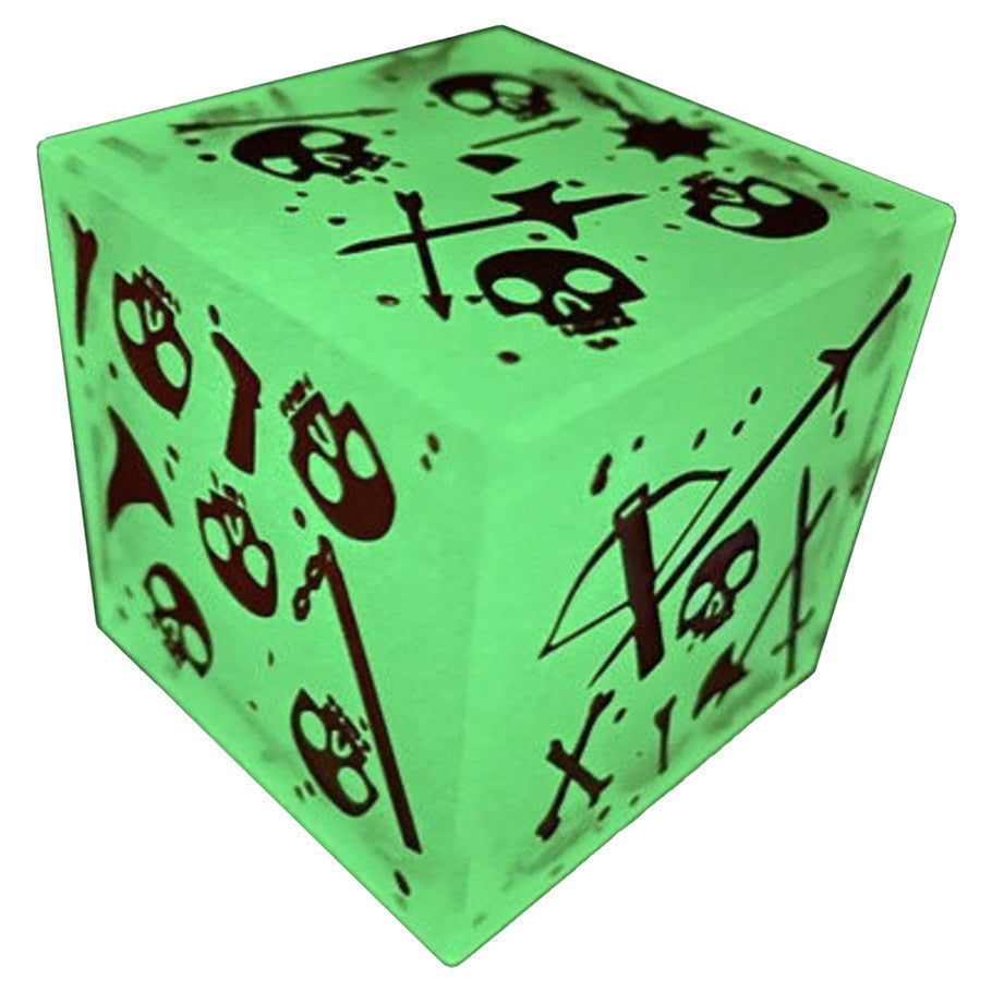 Massive Gelatinous Cube: Mini/Die: Glow in the Dark