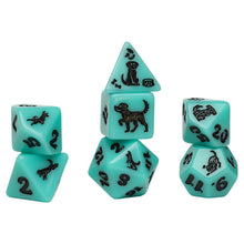 7-Set Animal Dice: Seafoam Shepherd