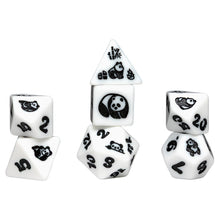 7-Set Animal Dice: Moon Panda