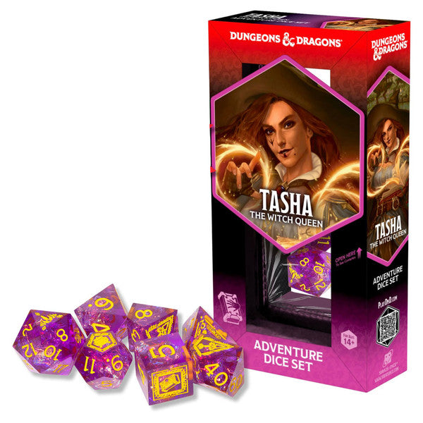 D&D Adventure Dice: Tasha the Witch Queen (Sharp-Edged Dice Set)