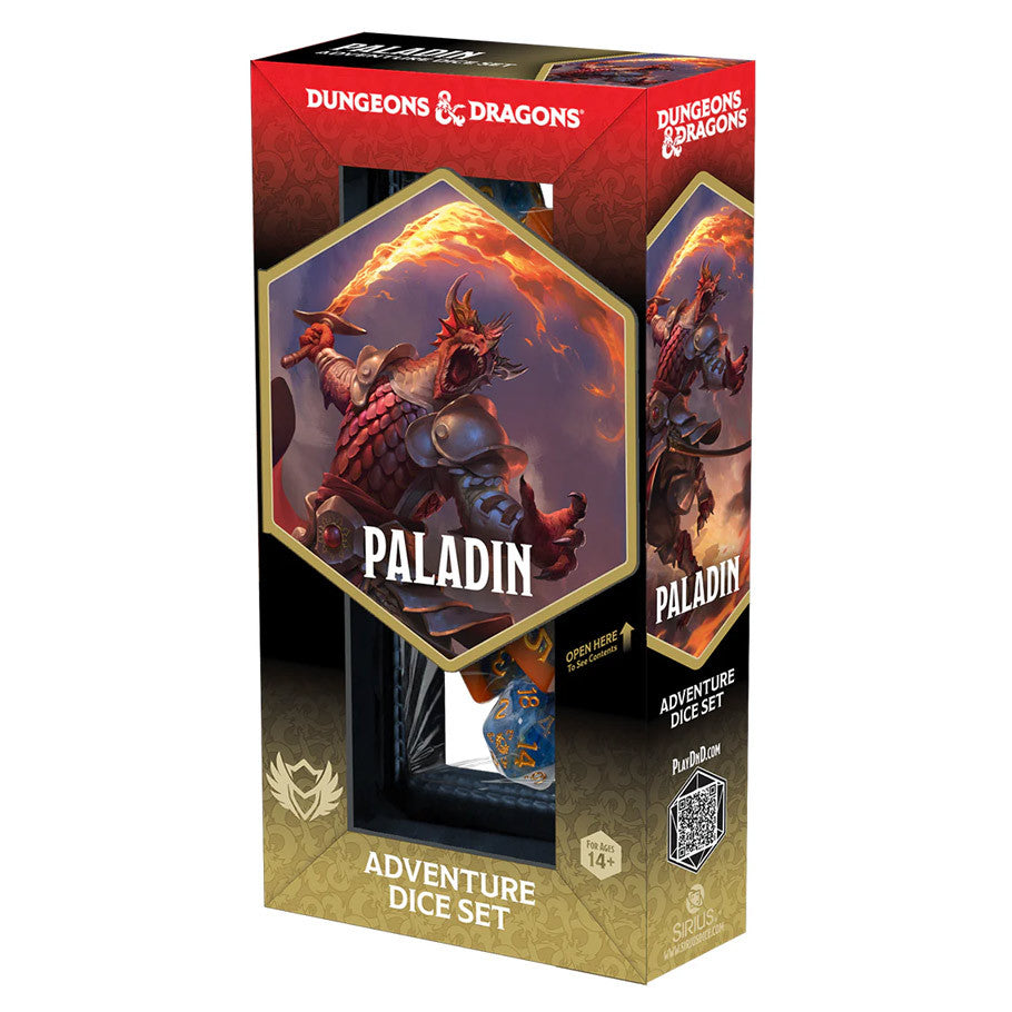 D&D Adventure Dice: Paladin Orange/Blue