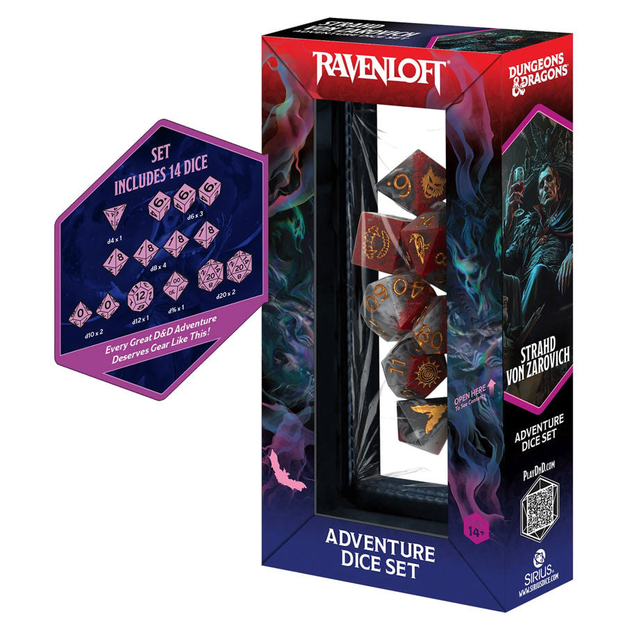 7-Set Adventure Dice: Darklord: Strahd von Zarovich