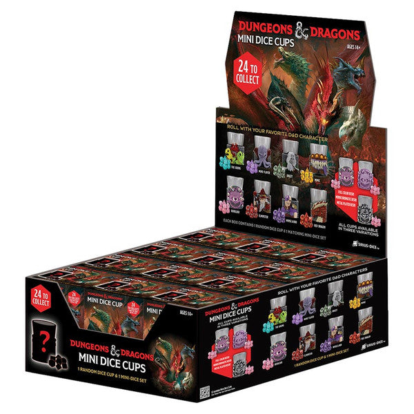 Dungeons & Dragons Mini Dice Cups Series Two PDQ (12)