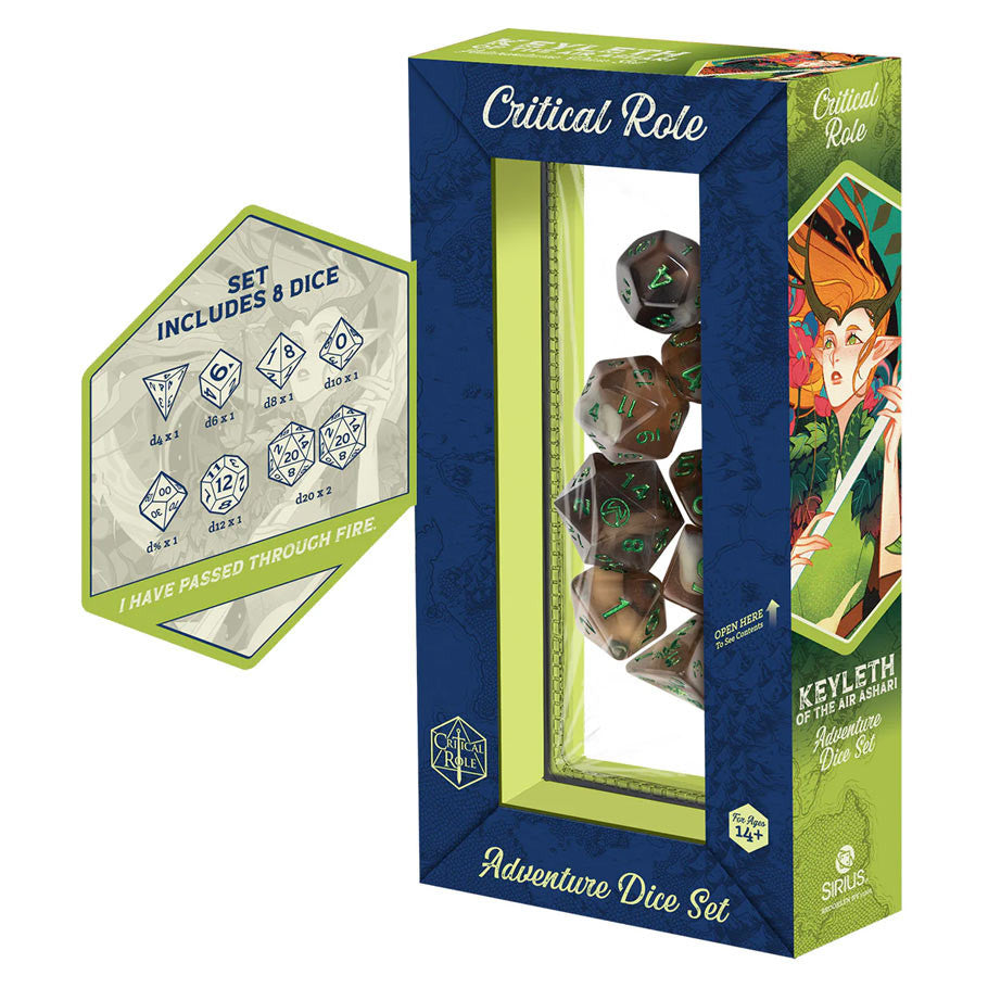 7-Set Vox Machina Adventure Dice: Keyleth