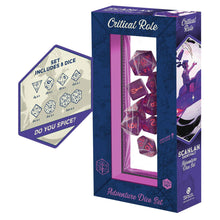 7-Set Vox Machina Adventure Dice: Scanlan Shorthalt