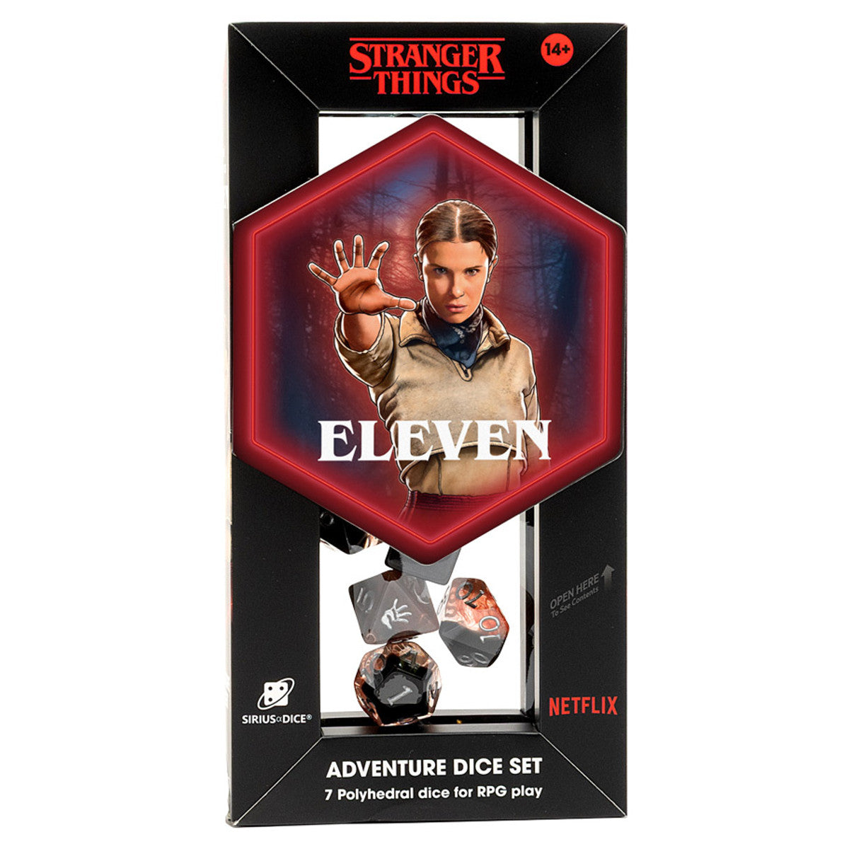 7-Set Stranger Things Adventure Dice: Eleven
