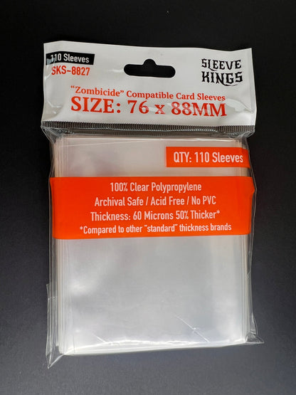 Deck Protector: Zombicide Compatible 76 X 88mm (110)