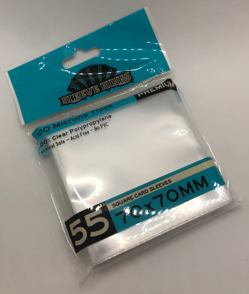 Deck Protector: Premium Square Card Sleeves 70 X 70mm (55)