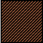 1/24 Carbon Fiber Twill Weave Black on Bronze Waterslide Decal