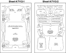 1/24 Porsche 911 GT1 Carbon Fiber Template Decal Set For TAM