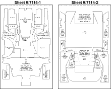 1/24 Jaguar XJR-9LM Carbon Fiber Template Decal Set For TAM