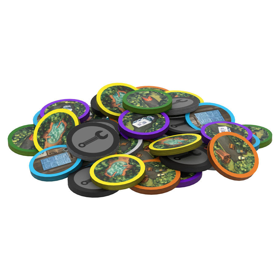 Camping Season: Wooden Tokens Upgrade Pack