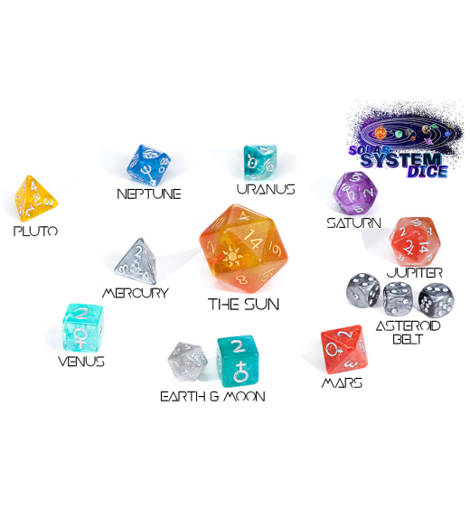 14-Set: Solar System Dice