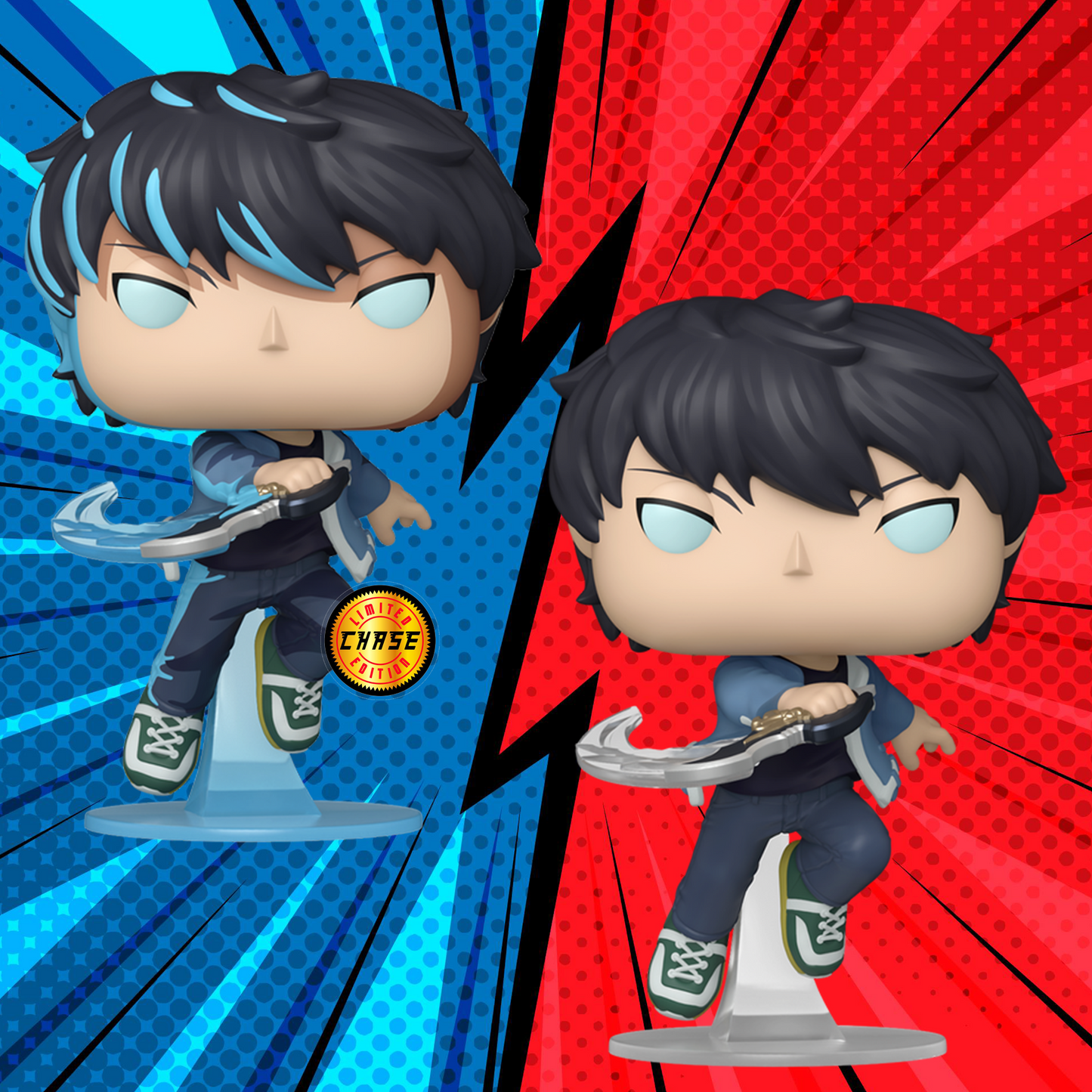 Funko Pop! Anime: S1 Solo Sung Jinwoo (Chase + Common)