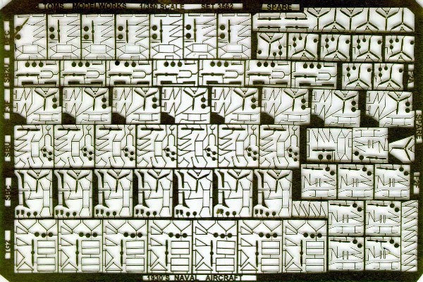 1/350 1930s Naval Aircraft Detail Set