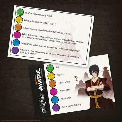 Trivial Pursuit: Avatar The Last Airbender