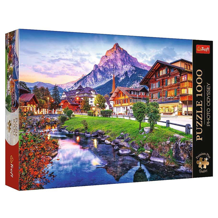 Puzzle: Photo Odyssey: Alpine Village, Switzerland 1000 Piece (Premium Plus)